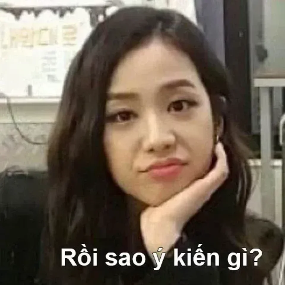 Ảnh Lisa Meme ngạc nhiên với đôi mắt mở to