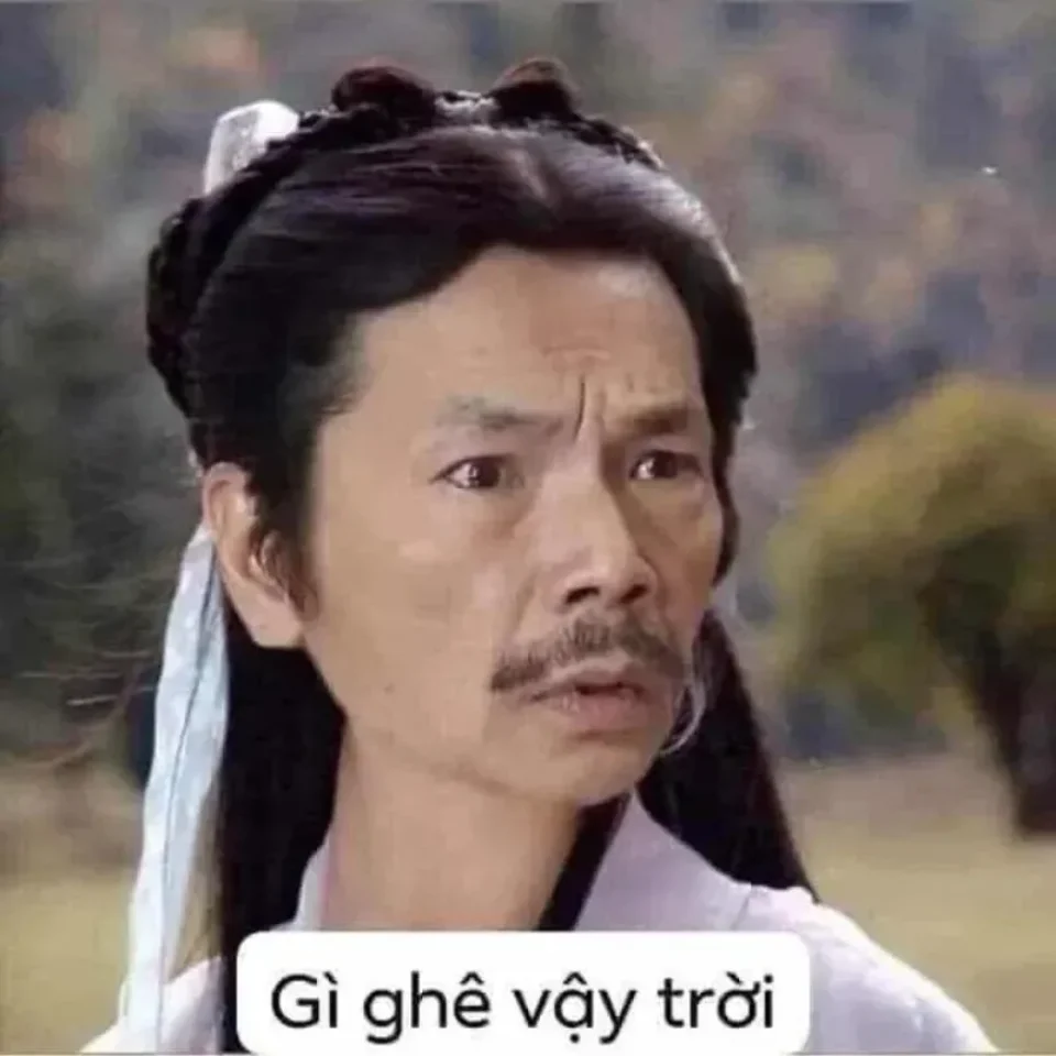 Meme hề vui vẻ với biểu cảm hài hước