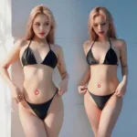 Bikini trắng giúp gái xinh thêm phần tinh khiết nhưng gợi cảm